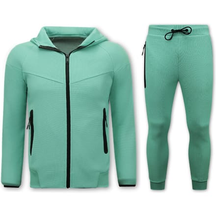 Joggingpak Heren Volwassenen - Heren Huispak - 148 - Groen