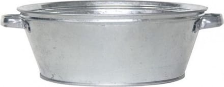 Ronde zilveren drankemmer/drankkoeler 9 liter