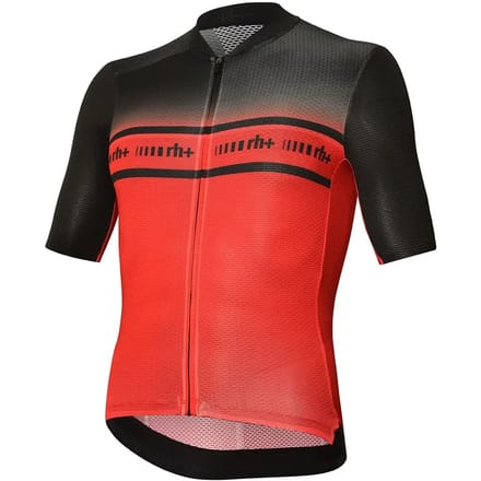 Rh+ Light Climber Korte Mouw Wielertrui Rood,Zwart L Man