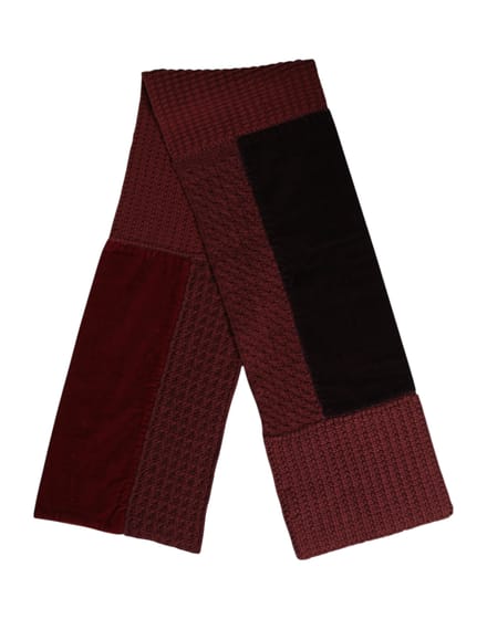 Bordeaux Zwart Halswarmer Wrap Sjaal