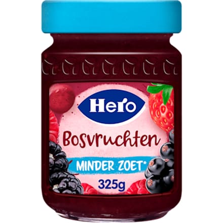 Hero Jam Minder Zoet Bosvruchten - 325 gr