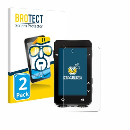 BROTECT - Screenprotector voor iGPSPORT igs630s - Folie Beschermfolie transparant 2 Stuks