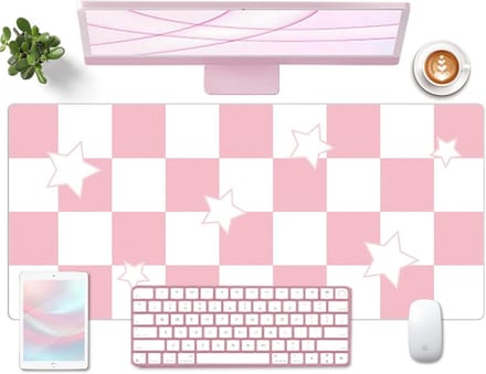 Leren Antislip Bureaumat - Waterdichte Grote Desktop Mousepad 90 x 40 CM