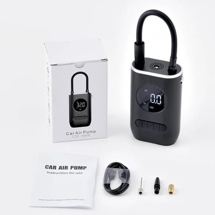 ACEP Mini elecktrische luchtpomp - Bandenpomp auto - Banden pomp - Auto accessories - auto gadgets - Mannen cadeautjes - Luchtcompressor