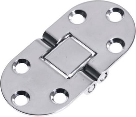 Tafelbladscharnier RVS - 30 x 64 mm