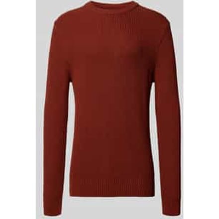 Gebreide pullover met ronde hals