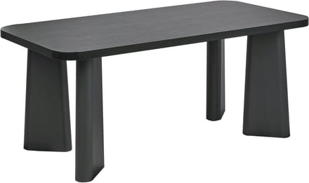 ATLIN - Eettafel - Zwart - 180 x 90 cm - MDF