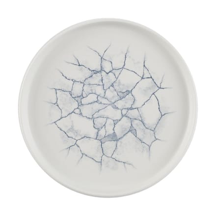 Churchill Studio Prints Kintsugi Pearl Grey Bord Met Opstaande Rand 22cm (6 stuks)