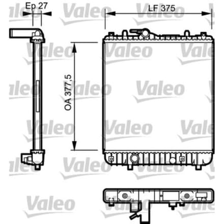 Motorradiateur  VALEO 734330