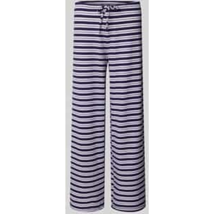 Broek in all-over look met tunnelkoord