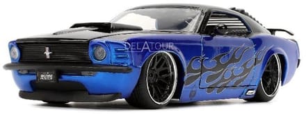 Ford Mustang Boss 429 1970 Blue Flames Jada