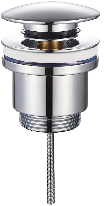 DutchLine Afvoerplug - Luxe Clickwaste 5/4 – Geborsteld staal
