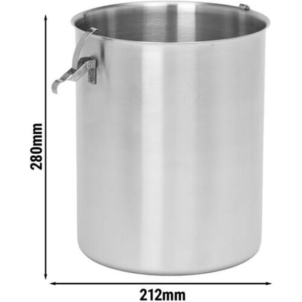 GGM Gastro Edelstahlbehälter für Saucenspender - 8 Liter