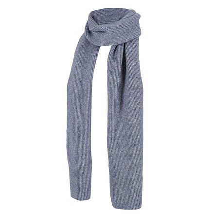 Morethansocks - Sjaal Dames - Ribbed - One Size - Denim - sjaal dames winter - sjaals - sjaal winter - sjaaltjes dames