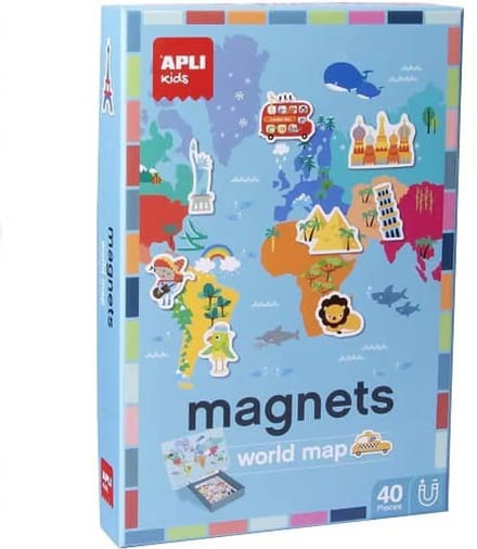 Apli Kids Wereldkaart Magneetspel