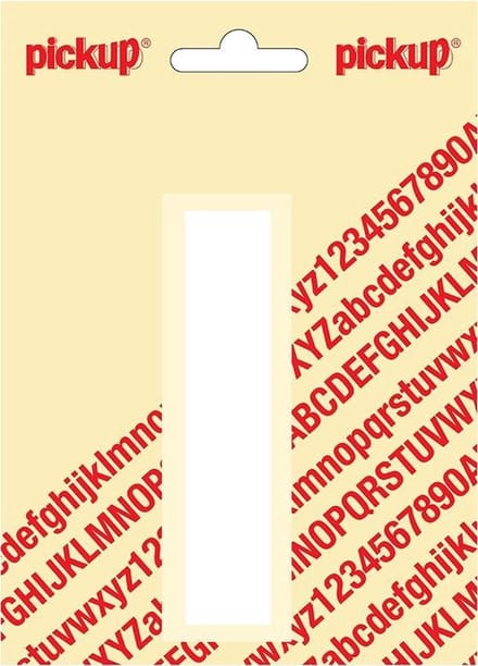 Pickup plakletter Helvetica 100 mm - wit I