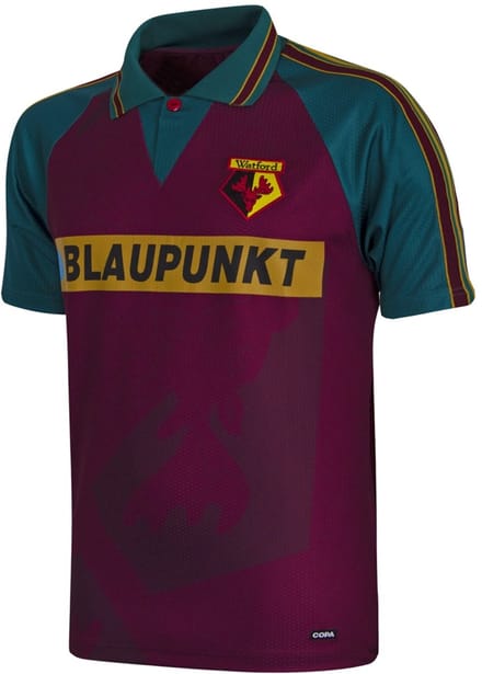 COPA - Watford FC Uitshirt 1995/96 Retro Voetbalshirt - Heren - Rood - L