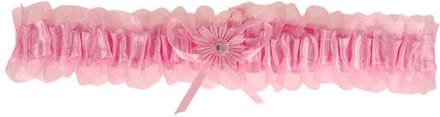 Kousenband grote maat - roze