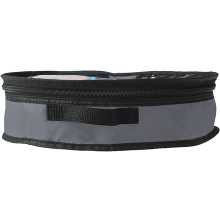 Transparante Opbergtas voor Kerstkrans Draagbare Vakantiekrans Container Decoratie Slinger black
