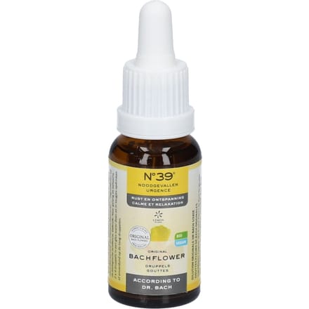 Bachbloesem Bio N°39 Noodgevallen Druppels 20ml