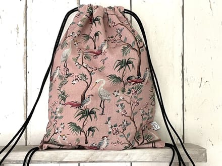 MixG | Gymtasje | Roze met vogels | Meisje