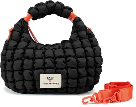 Unio Hamburg x Les Visionnaires schoudertas handtas Bubble Unio Kitzbuehel Black zwart