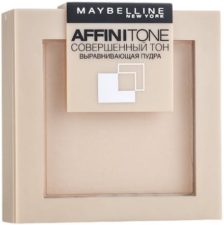 Maybelline New York Affinitone Face Powder Compact Nivellering & Matting Shade 24 Golden Beige 9 g