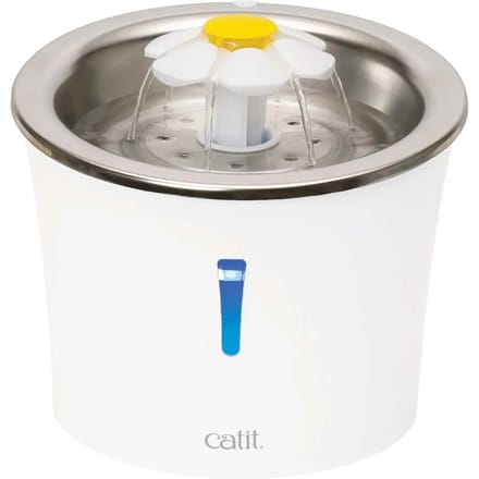 Drinkbak voor honden en katten Catit fleur acier