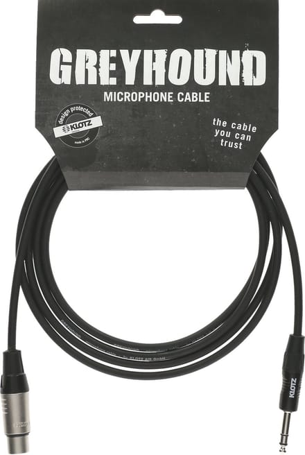 Klotz GRG1FP00.6 Greyhound Microkabel 0,6 m - Microfoonkabel