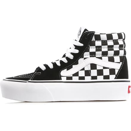 Sk8-hi Platform 2 Dambord/echt witte dameshoge schoen