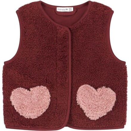 Prénatal peuter teddy gilet Dark Wine Red 74/80 dames