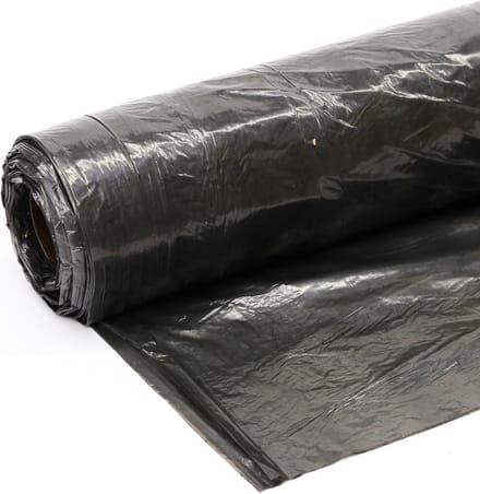 Kelfort Bouwfolie zwart 600cm x 50 meter x dikte 60 micron