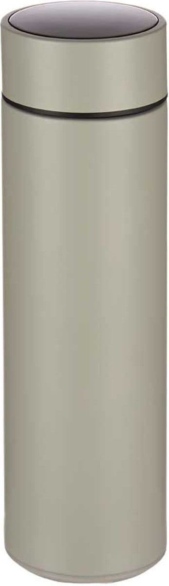 Kinvara Thermosfles met LED-scherm - Grijs - RVS - Temperatuur Display - Thermosbeker - Waterfles - 400ml
