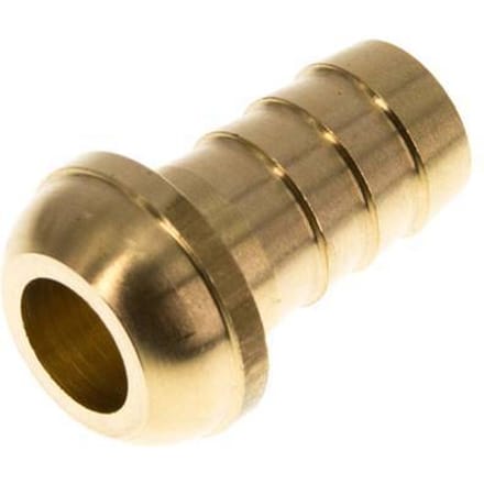 13 mm Messing Slangpilaar zonder Wartelmoer (G3/4'') 13.5mm [2 Stuks]