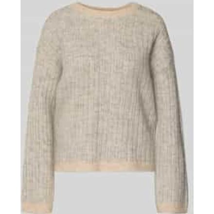 Relaxed fit pullover van wolmix met alpaca, model 'FALVA'