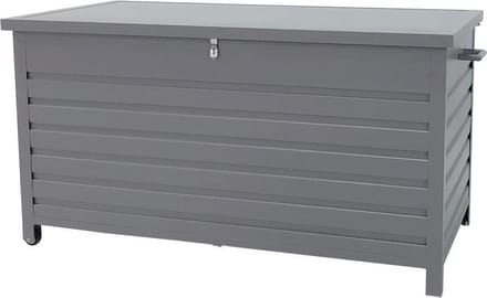 Cambridge kussenbox - aluminium - 141x73 cm - arctic grey