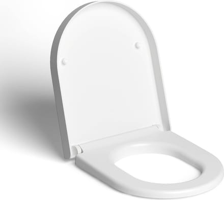 Clou (New) Hammock toiletzit. met deksel, soft-closing, mat wit