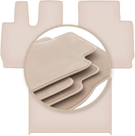PREMIUM beige matten voor: Iveco Stralis vrachtwagen 2013-2019