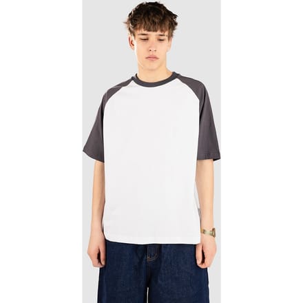 Blue Tomato Boxy Panelled T-Shirt wit