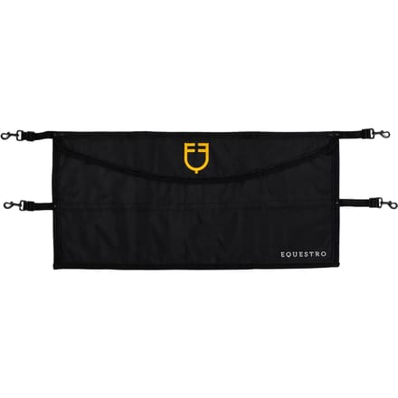 Boxgordijn met geborduurd logo Equestro