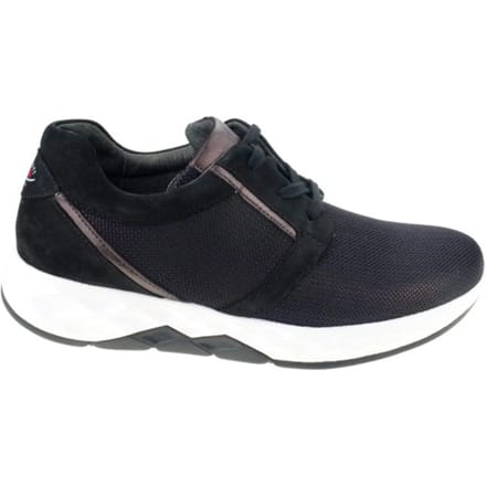 Gabor rollingsoft sensitive 56.995.68 - dames rollende wandelsneaker - Zwart - maat 38 (EU) 5 (UK)