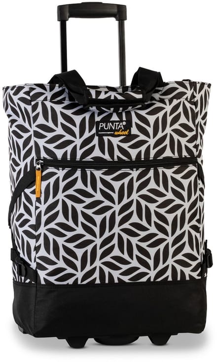 Punta Wheel Trolley Shopper Wit/Zwart