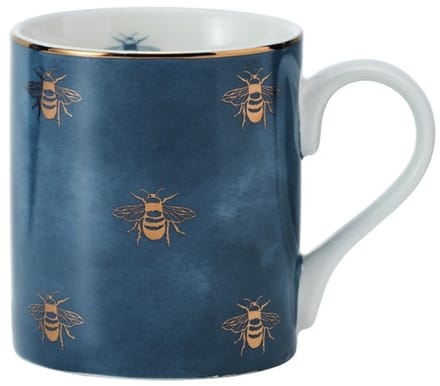 Mok, Beker, 0.28 L, Bijen, Blauw, Porselein - Mikasa