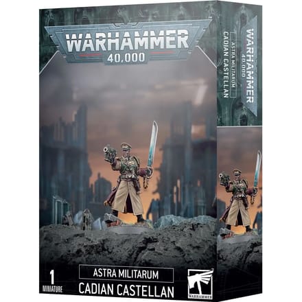 Beeldje Games Workshop Warhammer 40k - Astra Militarum Castellan Cadien