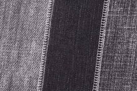 Madison Bankkussen Denim Stripe 120x48 cm grijs BAN6F364