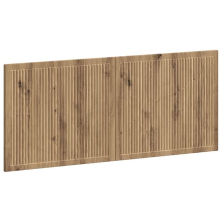 vidaXL - Wandgemonteerd - Hoofdbord - EDE - Artisanaal - eiken - Bewerkt - hout