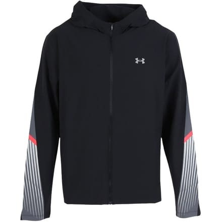 Under Armour Velociti Storm Hooded Hardloopjas Heren-Zwart,Grijs