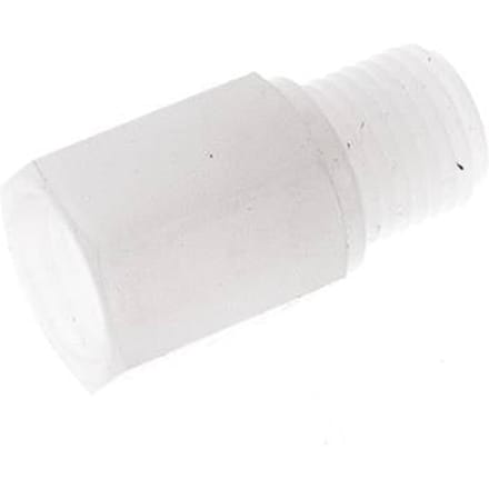 Verlengnippel G1/4'' Buitendraad X Binnendraad PVDF 10bar FDA 17mm Hex