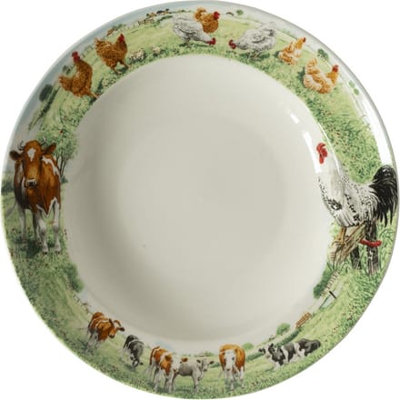 Wiebe van der Zee Bord Diep 23 cm Koe/Kip