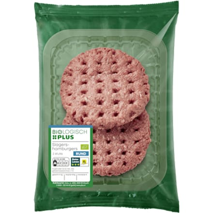 Slagershamburgers 2 stuks